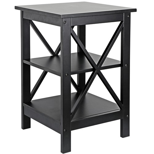 Tier end table - table, storage