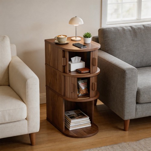 Narrow bedside table tier - narrow, 3