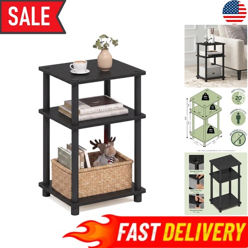 Compact tier end table with - end,