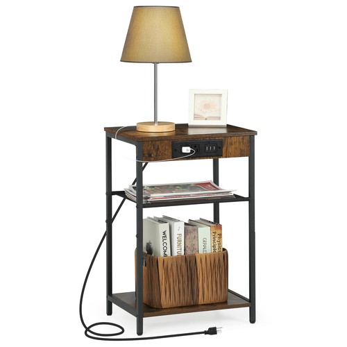 Tier nightstand charging - nightstand, w/charging